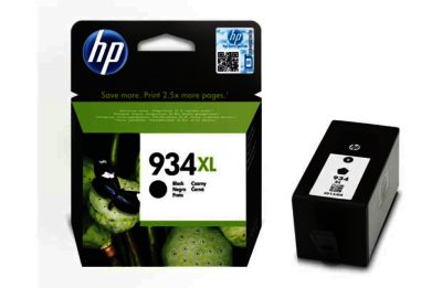 HP 934XL High Yield Black Original Ink Cartridge (C2P23AE)